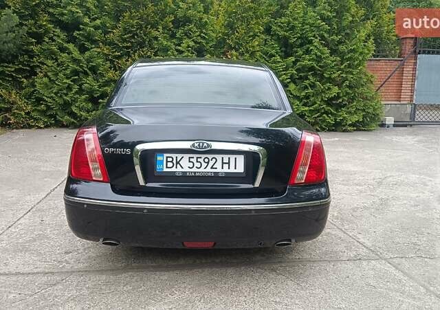 Черный Киа Опирус, объемом двигателя 3.78 л и пробегом 185 тыс. км за 6800 $, фото 5 на Automoto.ua