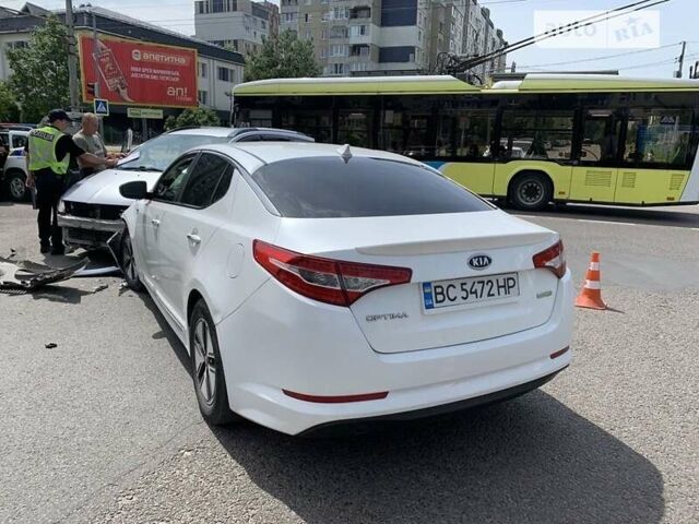 Белый Киа Оптима, объемом двигателя 2.4 л и пробегом 180 тыс. км за 8000 $, фото 1 на Automoto.ua