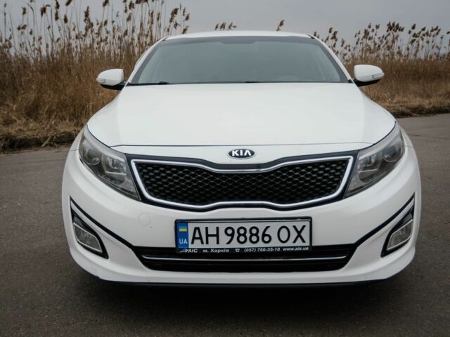 Белый Киа Оптима, объемом двигателя 2 л и пробегом 213 тыс. км за 8300 $, фото 1 на Automoto.ua