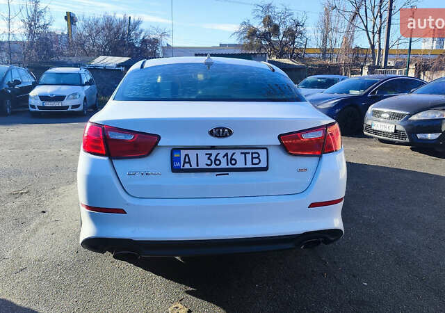 Білий Кіа Оптіма, об'ємом двигуна 2.4 л та пробігом 135 тис. км за 9500 $, фото 1 на Automoto.ua