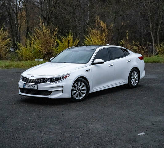 Белый Киа Оптима, объемом двигателя 2.4 л и пробегом 160 тыс. км за 13000 $, фото 4 на Automoto.ua