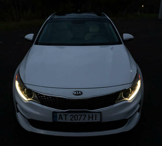 Белый Киа Оптима, объемом двигателя 2.4 л и пробегом 160 тыс. км за 13000 $, фото 12 на Automoto.ua