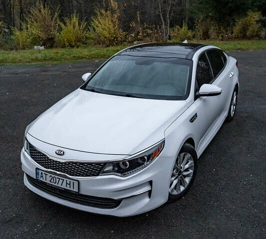 Белый Киа Оптима, объемом двигателя 2.4 л и пробегом 160 тыс. км за 13000 $, фото 2 на Automoto.ua