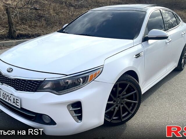 Білий Кіа Оптіма, об'ємом двигуна 2.4 л та пробігом 65 тис. км за 14500 $, фото 1 на Automoto.ua