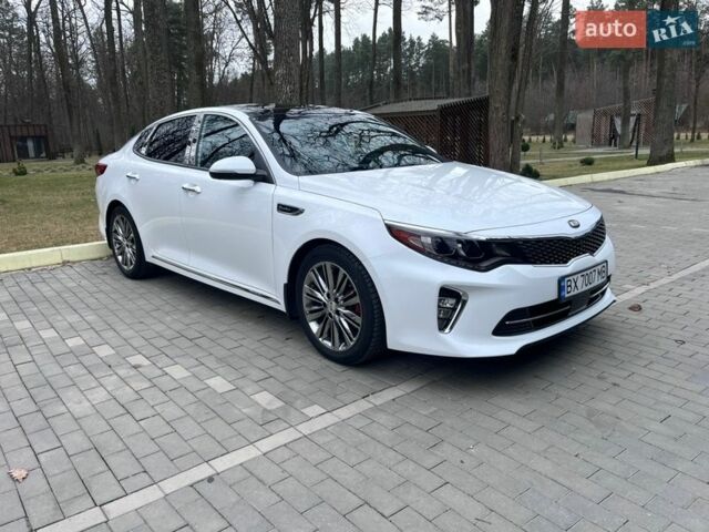 Білий Кіа Оптіма, об'ємом двигуна 2 л та пробігом 80 тис. км за 16900 $, фото 1 на Automoto.ua