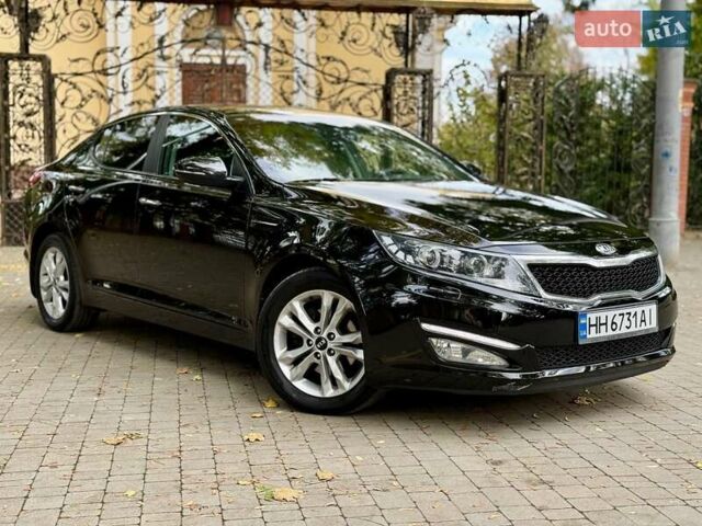 Черный Киа Оптима, объемом двигателя 2 л и пробегом 183 тыс. км за 9800 $, фото 11 на Automoto.ua