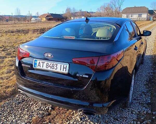 Черный Киа Оптима, объемом двигателя 2.4 л и пробегом 165 тыс. км за 7300 $, фото 4 на Automoto.ua