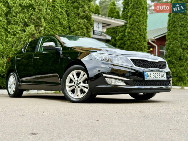 Черный Киа Оптима, объемом двигателя 2 л и пробегом 177 тыс. км за 9700 $, фото 2 на Automoto.ua