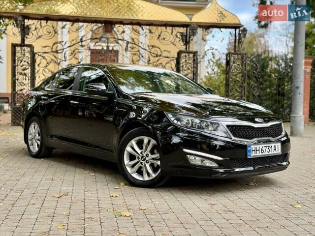 Черный Киа Оптима, объемом двигателя 2 л и пробегом 183 тыс. км за 9800 $, фото 15 на Automoto.ua