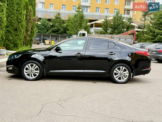 Черный Киа Оптима, объемом двигателя 2 л и пробегом 177 тыс. км за 9700 $, фото 13 на Automoto.ua