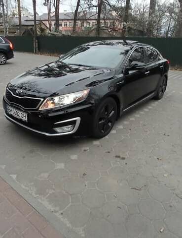 Черный Киа Оптима, объемом двигателя 2.36 л и пробегом 136 тыс. км за 10400 $, фото 10 на Automoto.ua