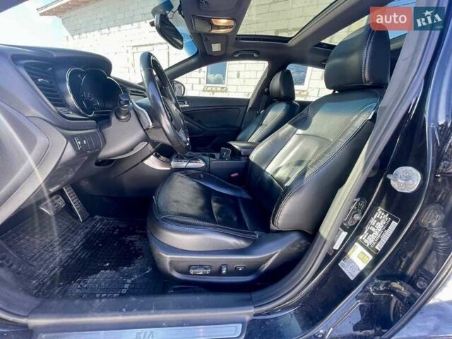 Черный Киа Оптима, объемом двигателя 2 л и пробегом 220 тыс. км за 9100 $, фото 9 на Automoto.ua