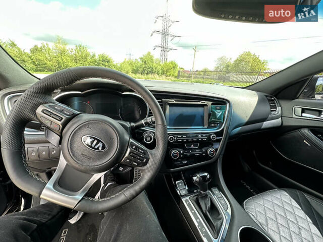 Черный Киа Оптима, объемом двигателя 2 л и пробегом 180 тыс. км за 13300 $, фото 7 на Automoto.ua