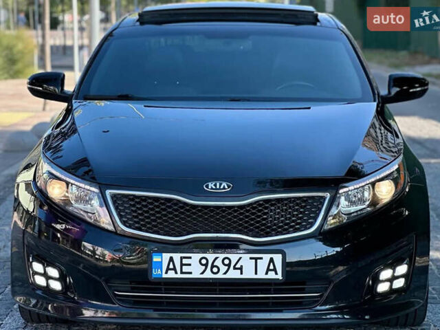 Черный Киа Оптима, объемом двигателя 2 л и пробегом 154 тыс. км за 13700 $, фото 1 на Automoto.ua