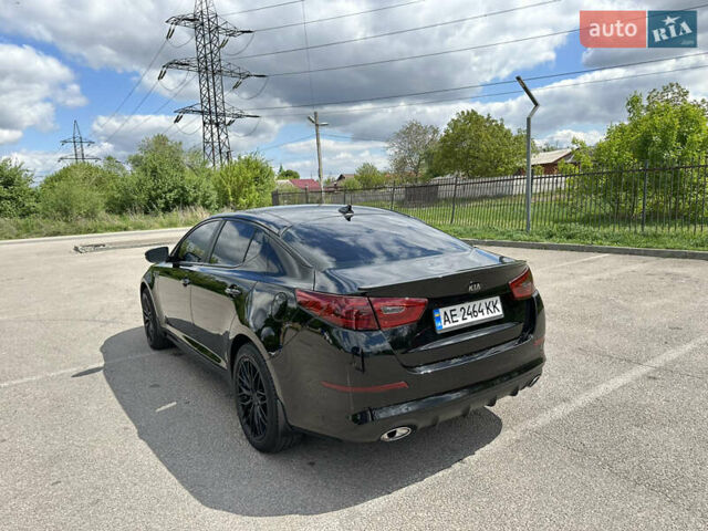 Черный Киа Оптима, объемом двигателя 2 л и пробегом 180 тыс. км за 13300 $, фото 4 на Automoto.ua