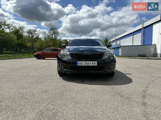 Черный Киа Оптима, объемом двигателя 2 л и пробегом 180 тыс. км за 13300 $, фото 1 на Automoto.ua