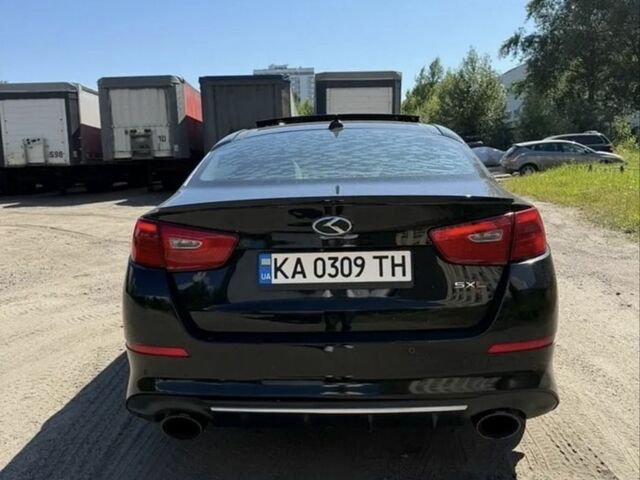 Черный Киа Оптима, объемом двигателя 2 л и пробегом 126 тыс. км за 6319 $, фото 2 на Automoto.ua
