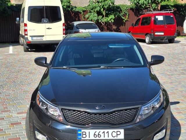 Черный Киа Оптима, объемом двигателя 2.4 л и пробегом 175 тыс. км за 10300 $, фото 1 на Automoto.ua