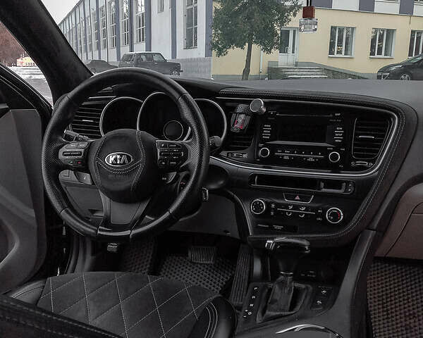 Черный Киа Оптима, объемом двигателя 2.4 л и пробегом 170 тыс. км за 10800 $, фото 13 на Automoto.ua