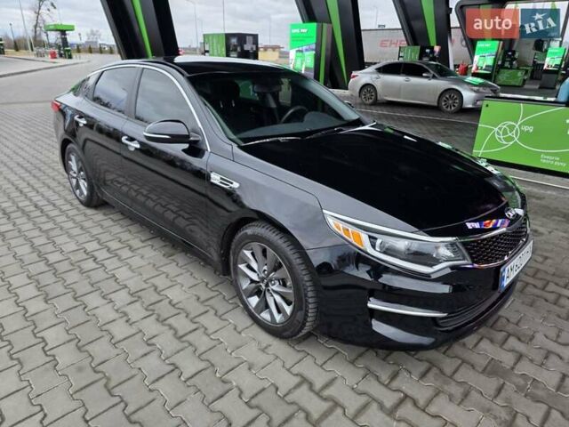 Черный Киа Оптима, объемом двигателя 2.36 л и пробегом 180 тыс. км за 9500 $, фото 4 на Automoto.ua