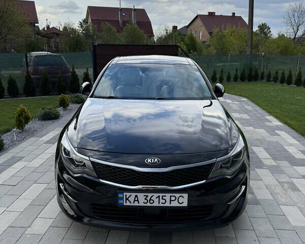 Чорний Кіа Оптіма, об'ємом двигуна 2 л та пробігом 118 тис. км за 16300 $, фото 2 на Automoto.ua