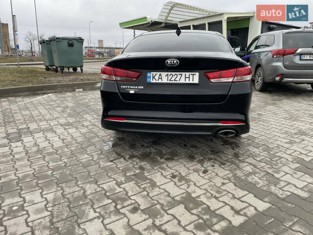 Черный Киа Оптима, объемом двигателя 2.4 л и пробегом 186 тыс. км за 9500 $, фото 2 на Automoto.ua