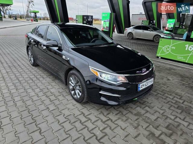 Черный Киа Оптима, объемом двигателя 2.36 л и пробегом 180 тыс. км за 9500 $, фото 6 на Automoto.ua
