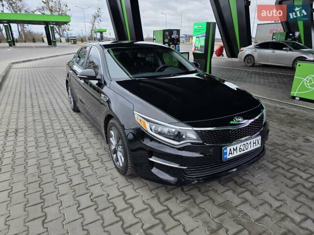 Черный Киа Оптима, объемом двигателя 2.36 л и пробегом 180 тыс. км за 9500 $, фото 3 на Automoto.ua