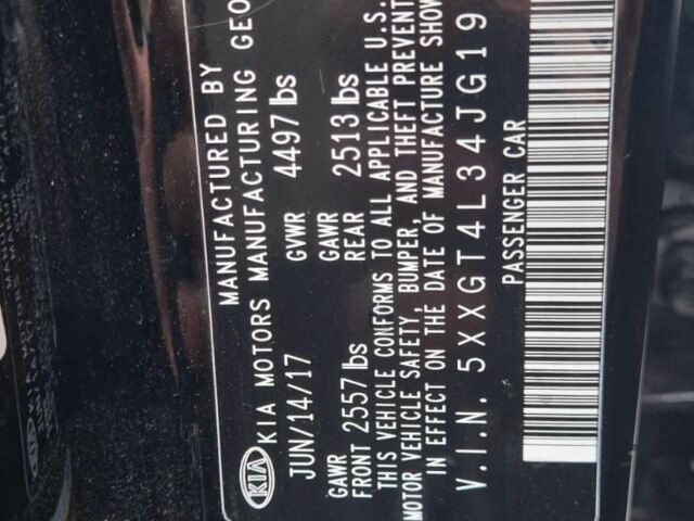 Чорний Кіа Оптіма, об'ємом двигуна 2.4 л та пробігом 105 тис. км за 11800 $, фото 6 на Automoto.ua