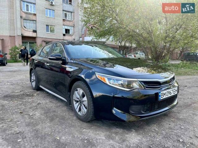 Черный Киа Оптима, объемом двигателя 2 л и пробегом 94 тыс. км за 14100 $, фото 1 на Automoto.ua