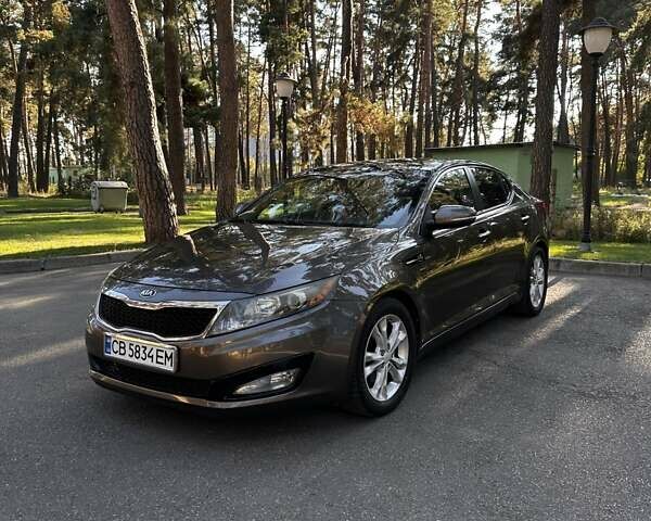 Коричневый Киа Оптима, объемом двигателя 2.4 л и пробегом 190 тыс. км за 9600 $, фото 10 на Automoto.ua