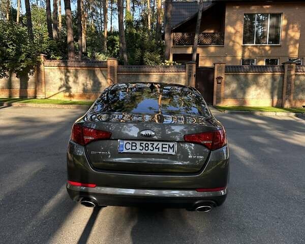 Коричневый Киа Оптима, объемом двигателя 2.4 л и пробегом 190 тыс. км за 9600 $, фото 9 на Automoto.ua