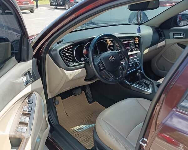 Красный Киа Оптима, объемом двигателя 2.36 л и пробегом 160 тыс. км за 10500 $, фото 12 на Automoto.ua