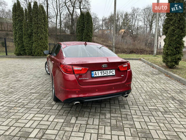 Красный Киа Оптима, объемом двигателя 2.36 л и пробегом 189 тыс. км за 8850 $, фото 10 на Automoto.ua