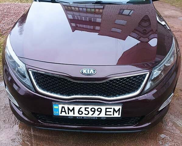 Красный Киа Оптима, объемом двигателя 2.4 л и пробегом 78 тыс. км за 11000 $, фото 5 на Automoto.ua