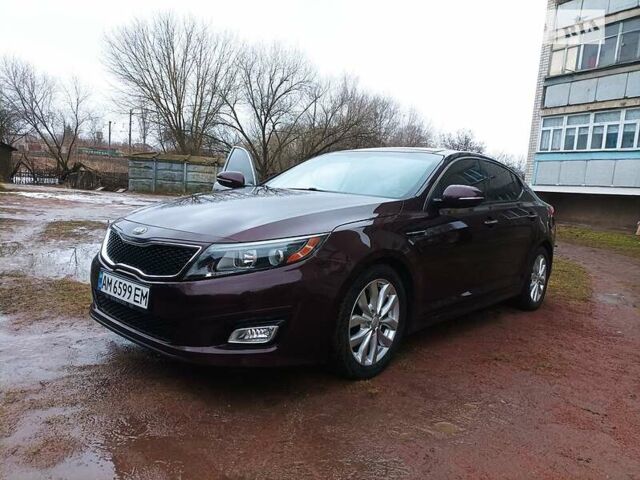 Красный Киа Оптима, объемом двигателя 2.4 л и пробегом 78 тыс. км за 11000 $, фото 1 на Automoto.ua