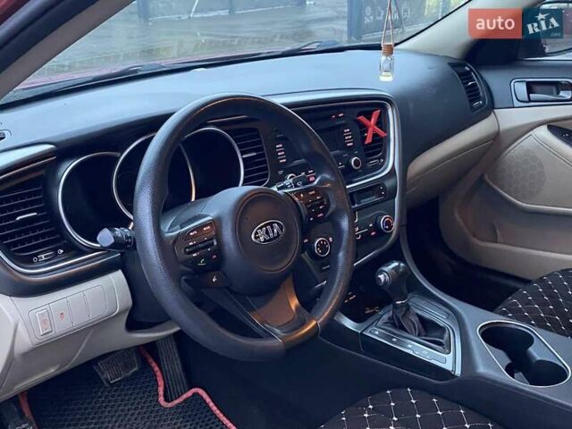 Красный Киа Оптима, объемом двигателя 2.36 л и пробегом 162 тыс. км за 9700 $, фото 12 на Automoto.ua