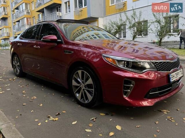 Червоний Кіа Оптіма, об'ємом двигуна 2 л та пробігом 96 тис. км за 14500 $, фото 10 на Automoto.ua