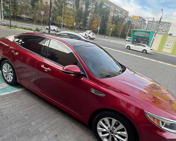 Красный Киа Оптима, объемом двигателя 2.36 л и пробегом 140 тыс. км за 13500 $, фото 4 на Automoto.ua