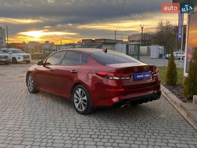 Красный Киа Оптима, объемом двигателя 2.36 л и пробегом 85 тыс. км за 12800 $, фото 6 на Automoto.ua