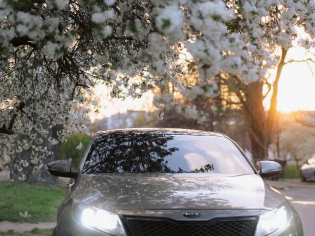 Серый Киа Оптима, объемом двигателя 2 л и пробегом 238 тыс. км за 9000 $, фото 10 на Automoto.ua