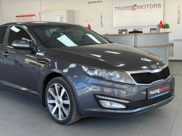 Серый Киа Оптима, объемом двигателя 2 л и пробегом 145 тыс. км за 9990 $, фото 1 на Automoto.ua