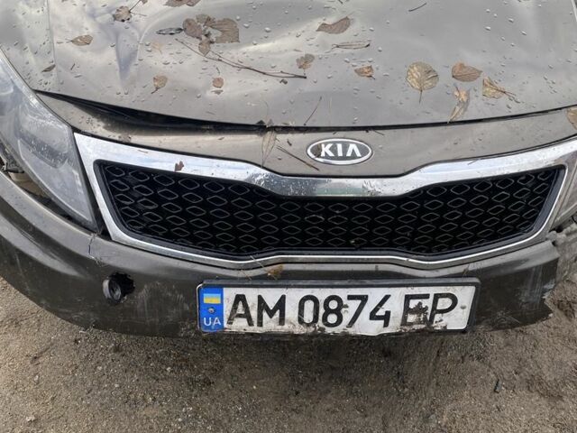 Серый Киа Оптима, объемом двигателя 2.4 л и пробегом 200 тыс. км за 4000 $, фото 1 на Automoto.ua