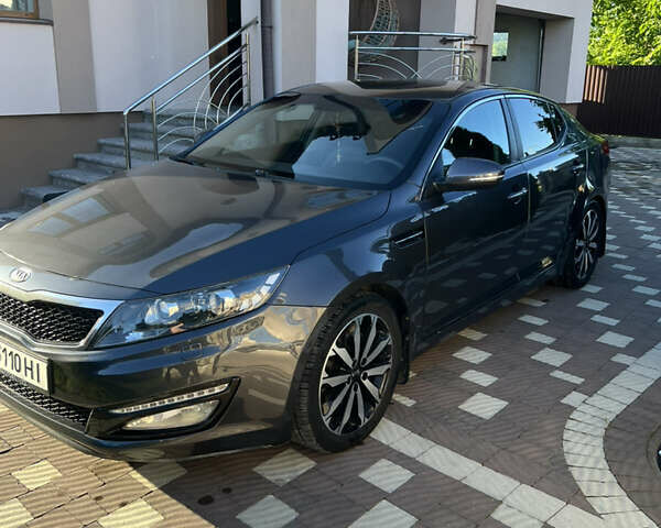 Серый Киа Оптима, объемом двигателя 2 л и пробегом 260 тыс. км за 8950 $, фото 30 на Automoto.ua