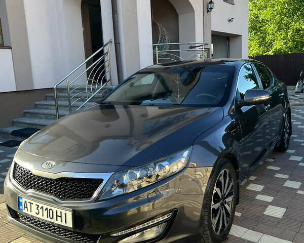 Серый Киа Оптима, объемом двигателя 2 л и пробегом 260 тыс. км за 8950 $, фото 1 на Automoto.ua