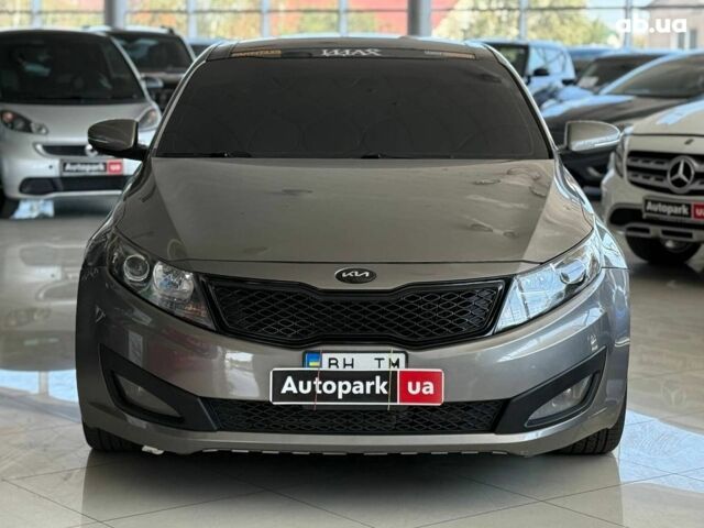 Серый Киа Оптима, объемом двигателя 2 л и пробегом 238 тыс. км за 10440 $, фото 1 на Automoto.ua