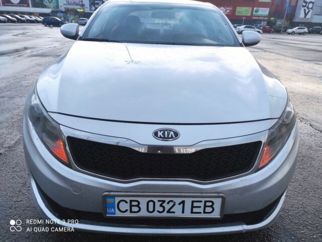Серый Киа Оптима, объемом двигателя 2 л и пробегом 370 тыс. км за 7100 $, фото 2 на Automoto.ua
