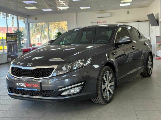Серый Киа Оптима, объемом двигателя 2 л и пробегом 145 тыс. км за 9990 $, фото 6 на Automoto.ua
