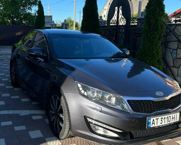 Серый Киа Оптима, объемом двигателя 2 л и пробегом 260 тыс. км за 8950 $, фото 2 на Automoto.ua