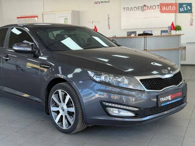 Серый Киа Оптима, объемом двигателя 2 л и пробегом 145 тыс. км за 10490 $, фото 1 на Automoto.ua